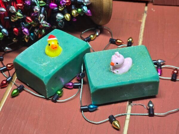 Weihnachtsseife mit Entchen